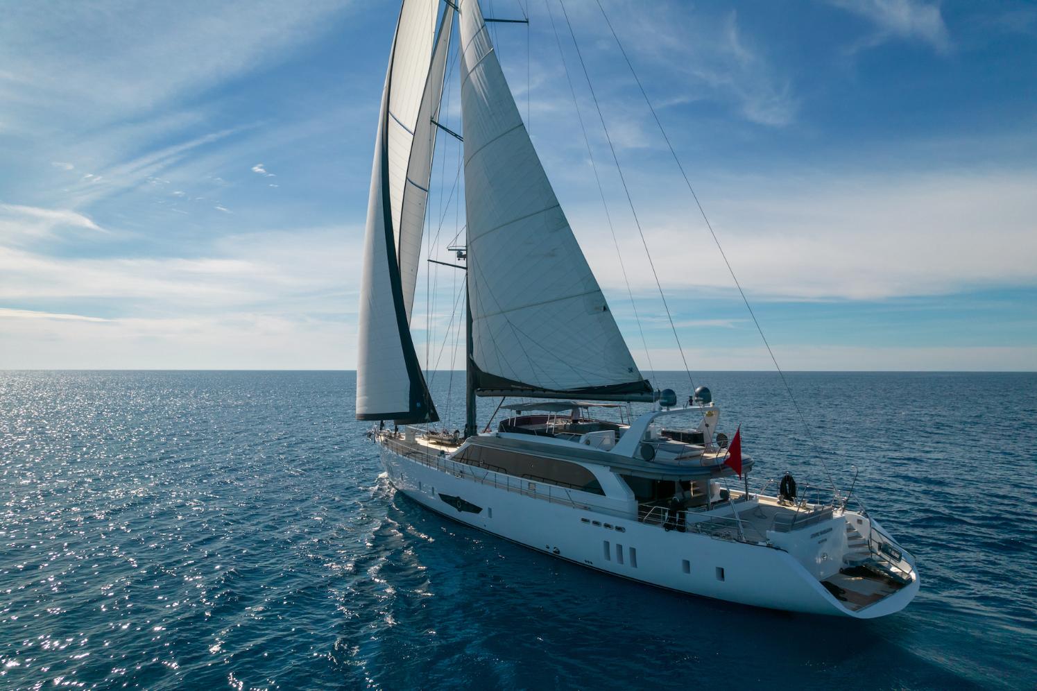 Motorsailer Yacht Long Island