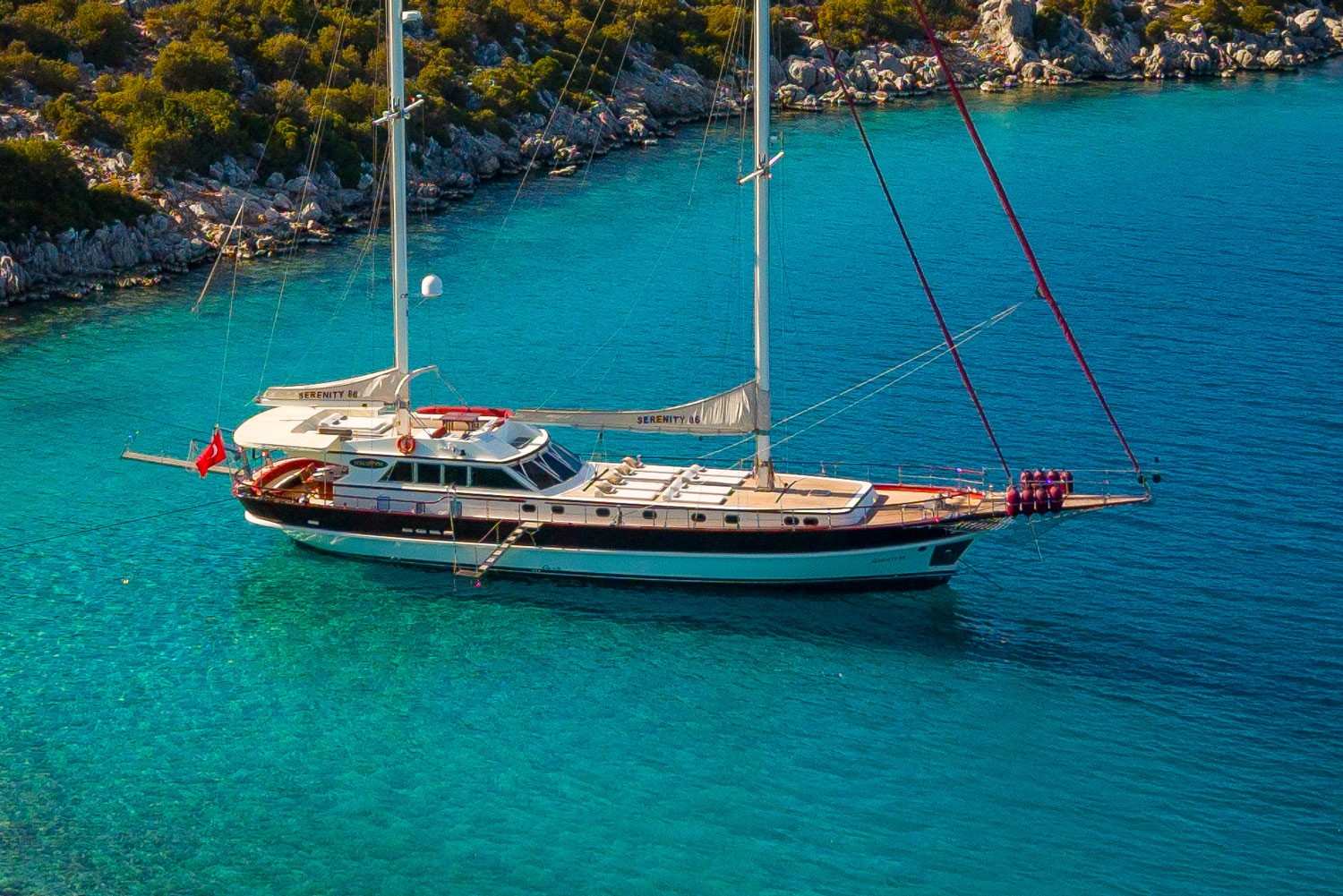 Serenity86, goélette à voile, location à Göcek, n° 9